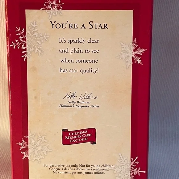 Vintage Hallmark Keepsake Ornaments  Elf Fishin’ Mission and You’re a Star Mouse - Picture 9 of 11